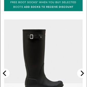 SOLD!!!!!!HIGH MATTE HUNTERS. BRAND NEW. SIZE 9.